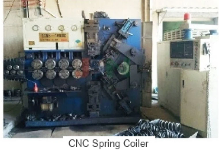 CNC spring coiling